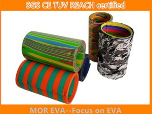 Mix color eva foam roll