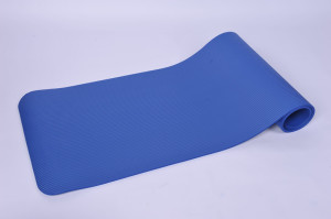 blauwe nbr yoga mat